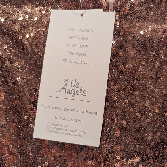 NWT Little Angels by Us Angels Girls Size 6 Sequin and Unicorn Dress - Picture 6 of 6